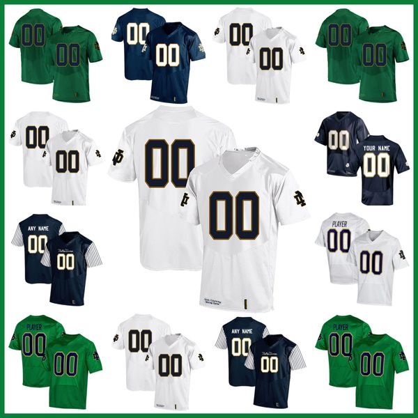 

notre dame fighting irish football jersey michael mayer audric estime drew pyne tyler buchner joe alt isaiah foskey prince kollie brandon jo, Black