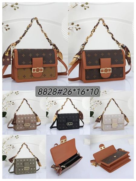 

luxurys designers messenger bag women totes fashion bags vintage printing quality high shoulder bag classic crossbody 2023 new ladies wallet