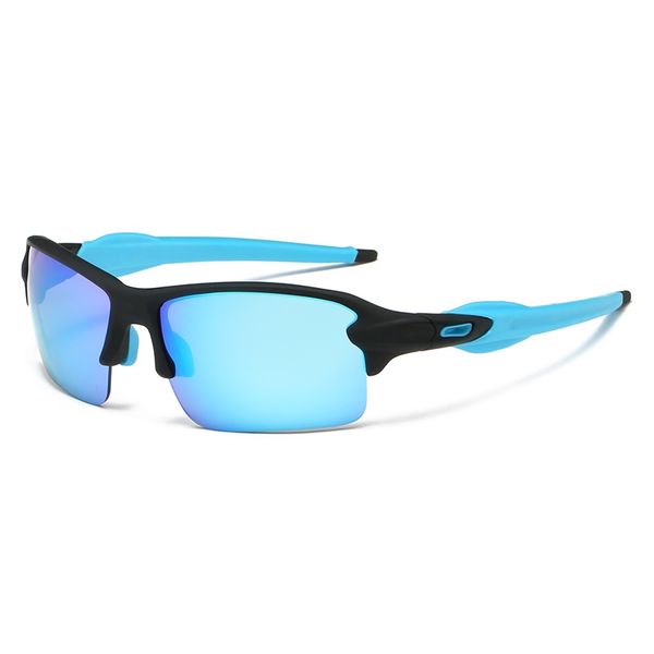 

new sports sunglasses half frame factory brand eyewear men bicycle and driving sun glasses 65824, White;black
