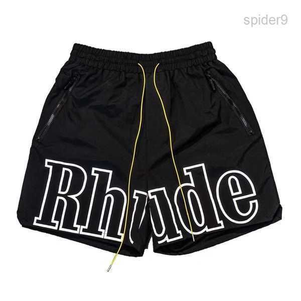 

designer shorts rhude summer fashion beach pants men street wear red blue black purple mens short us siize:s-xl 4 qzwk, White;black
