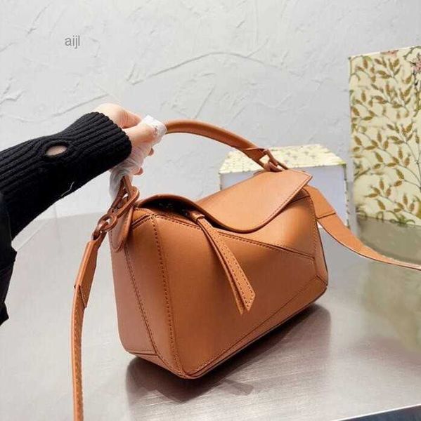 

fashion puzzle handbag designer bag women single shoulder luxurys bags leather portable diagonal cross lady tote handbags zipper wallet