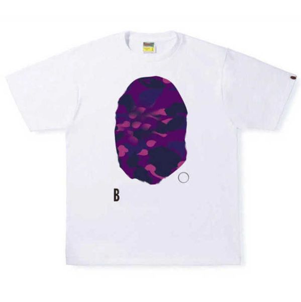 

classics men's luxury t shirts men women tees brand tshirts high street loose apes t-shirts casual cotton short sleeve couple t-shirt, White;black