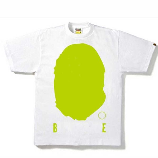 

men's luxury fashion t shirts men women ape tees brand tshirts high street loose t-shirts casual cotton short sleeve couple t-shirt pol, White;black