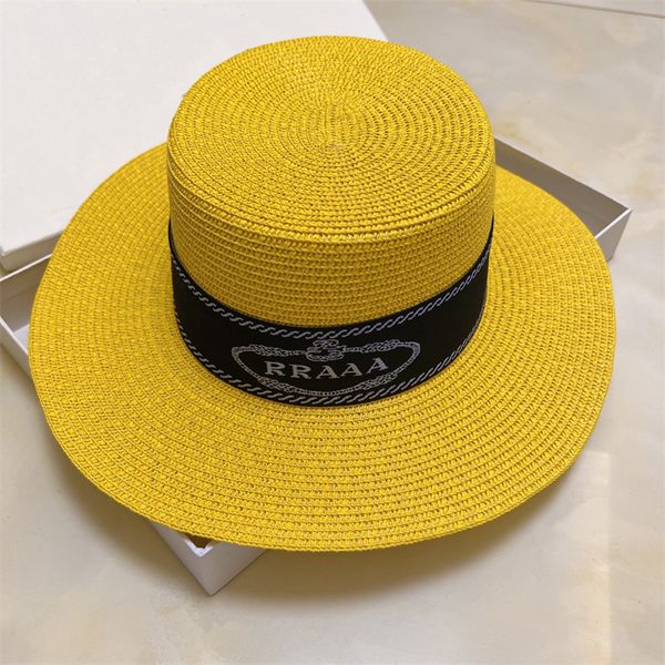 

Beach Straw Hat Bucket Hat Women Designer Caps Hats Mens Baseball Cap Summer Outdoor Casquette Letter Big Brim Hats Fitted Wholesale, Black