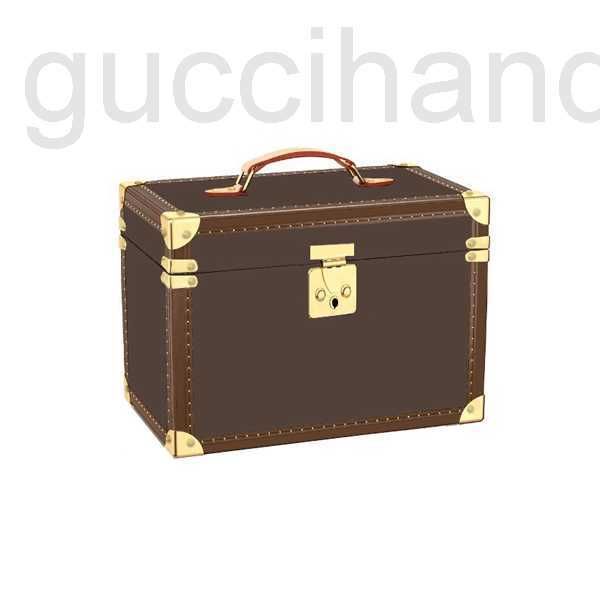 

brown classic flower mo. hard sided cosmetic case or cotton bag not sold separately customer order .