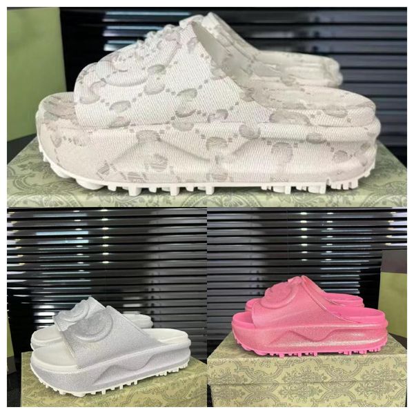 

designer sandal fashion thick sole slipper brand macaron thick bottom women's slide sandal g indoor home lovely sunny beach man woman s, Black