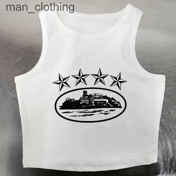 

men's t-shirts size t-shirt corteiz cargo alcatraz tanks short vests black sleeveless o-neck crop tank y2k crop vest smlxl duar 53 2 1, White;black
