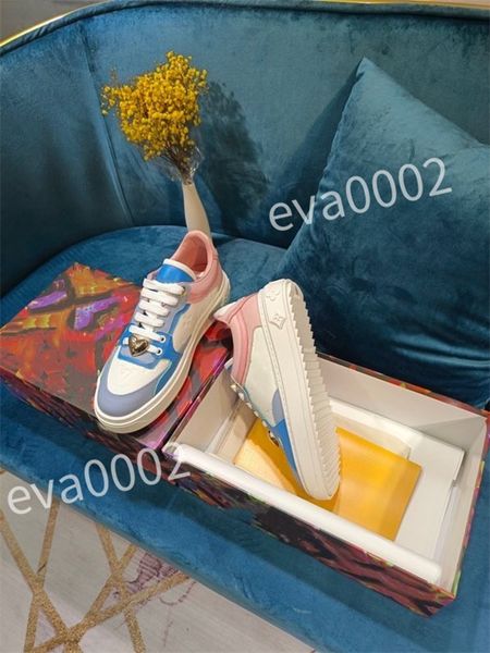 

2023 luxurys casual shoes genuine leather vintage classic plaid trainers vintage fashion trainer trainers for men and women, Black