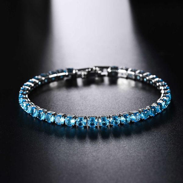 

selling sapphire tennis bracelet diamond jewelry accessories products 2023, Silver