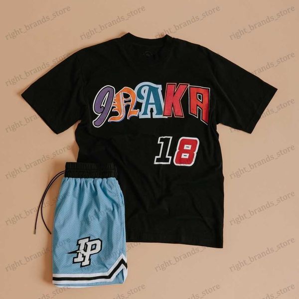 

men's t-shirts inaka power shirt letter print daily premium inaka shirt screen printing tshirt us size t230615, White;black