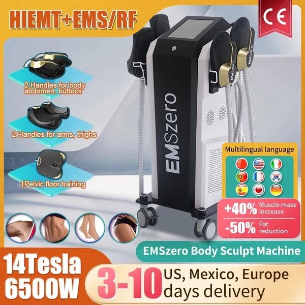 

6500w neo emszero electromagnetic body 14 tesla slimming stimulate fat removal body slimming build muscle machine