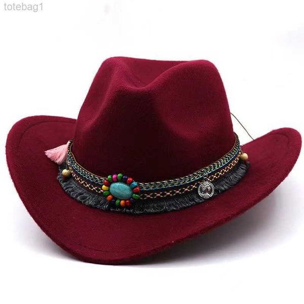 

simple bucket hat designer british fur jazz hats national style belt solid color western cowboy cap 7 1ve7, Blue;gray