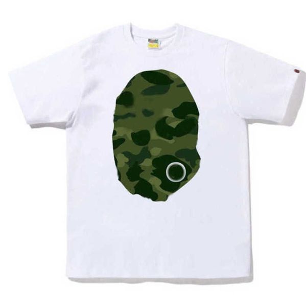 

fashion luxury men's t shirts men women tees brand tshirts high street loose apes t-shirts casual cotton short sleeve couple t-shirt p, White;black