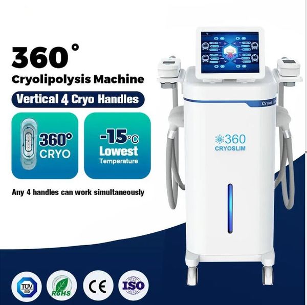 

usa acessories cryo slimming fat ing cryolipolysis 360 weight loss machine with 4 handles vacuum cavitation shape machine for fat reduce los