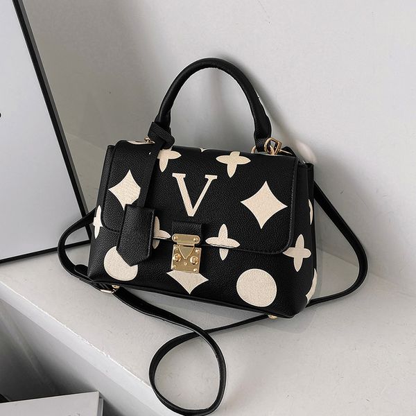 

Luxury totes designer bag louise womens handbags Onthego vutton tote bag Crossbody flower ladies Casual Genuine viuton Leather purse shoulder bags female handbag, White