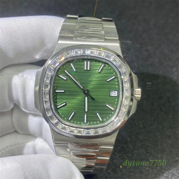 

3k watch size 40mmx8.3mm equipped with 324sc automatic mechanical movement power reserve 48 hours high-strength double-sided sapphire mirror, Slivery;golden