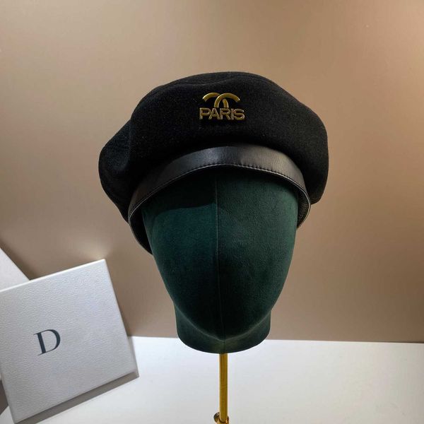 

fashion newsboy cap designer luxury beret spring and autumn starry sky beret simple fashionable small fragrance woolen painter hat holder on, Blue;gray