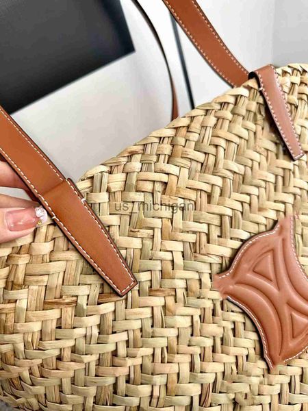 

evening bags 23celnie designer bag summer lafite woven beach bag underarm wandering bag tote bag casual resort style j230615