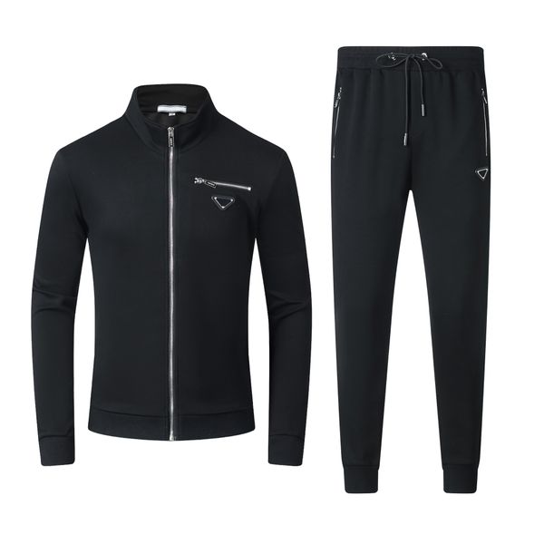 

1 men's tracksuits designer mens tracksuit luxury men sweatsuits long sleeve classic fashion pocket running casual man clothes outfits, Gray