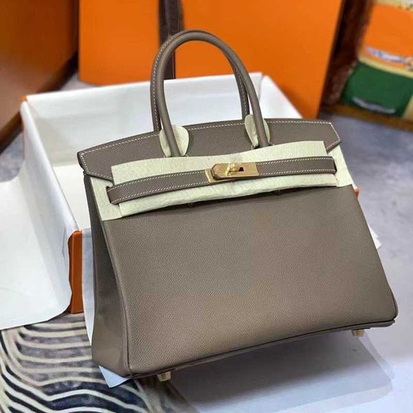 

10a h erme s designers handbags birkins high grade manual wax thread wrapping head layer cowhide palm pattern portable womens bag classic lo
