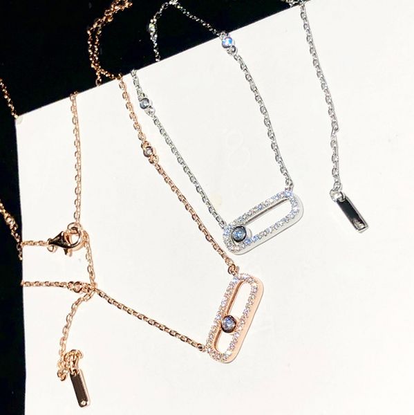 

move uno necklace for woman designer diamond sterling silver t0p quality luxury brand designer never fade gift for girlfriend with box 018