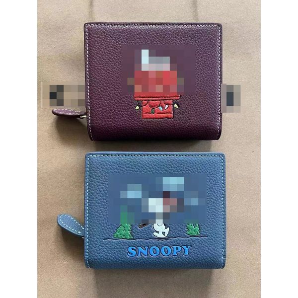 

fashion women's short cartoon wallet cf251 cf252 251 252 card wallet, Red;black