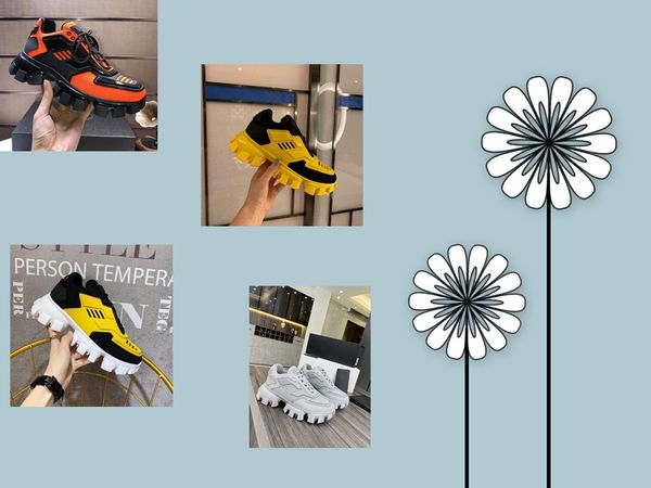 

2023 designer casual shoes 19fw symphony black white sneakers capsule series shoes lates cloudbust thunder trainers rubber low platform snea