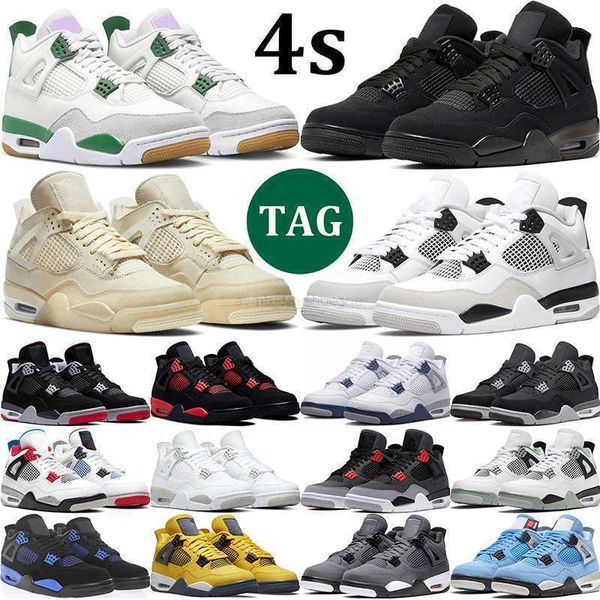 

4 men basketball shoes 4s sports trainers pine green 11 cherry thunder seafoam military black cat canvas sail midnight navy red metallic sne