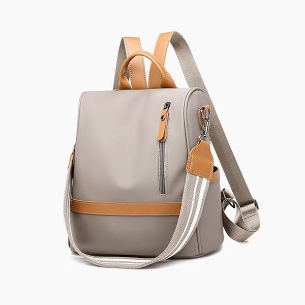 

school multifunctional big back pack bag waterproof nylon shoulder women backpack