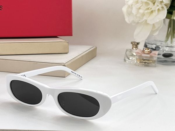 

sl557 cat eye sunglasses for women designer sunglasses fashion outdoor timeless classic style eyewear retro driving travel vacation anti-uv4, White;black