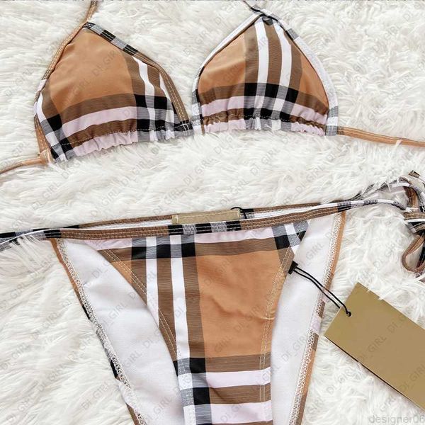 

bikinis womens 2023ss swimsuits set beach bathing two piece set bikini wind swimwears female classical swimwear, White;black