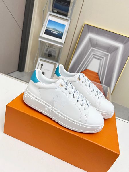 

designer woman's shoe leather lace up mens fashion platform sneakers white black mens womens casual shoes chaussures 0614