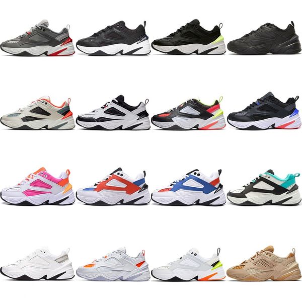

original monarch m2k tekno running shoes 1s men women designer linen white triple black red royal crimson university blue pink pure platinum