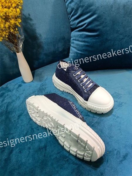 

2023 new luxurys designers casual shoes reflective sneaker women men shoes calfskin vintage trainer platform shoe obliques knit trainers, Black