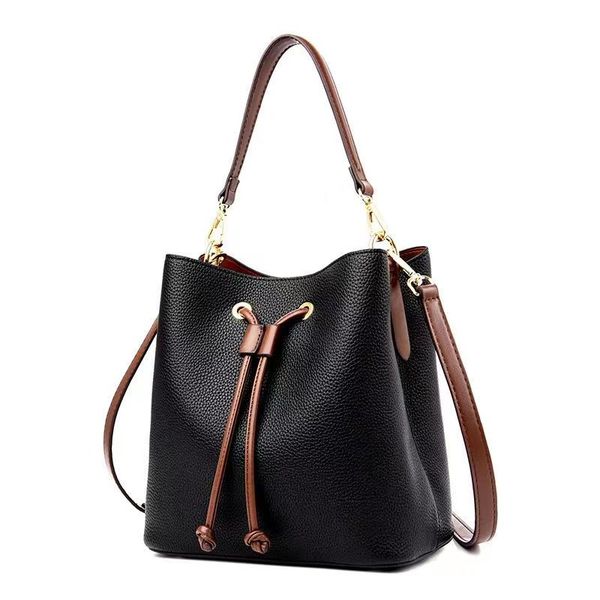 

ms luxury real electric head the new 2023 oblique satchel bags fashionable joker bucket large capacity one shoulder and package