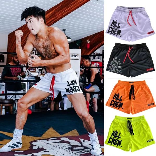 

american fiess fashion kill crew shorts mmxx men's sports pants cool quick dry boxing suit basketball pants muscle fiess distance147