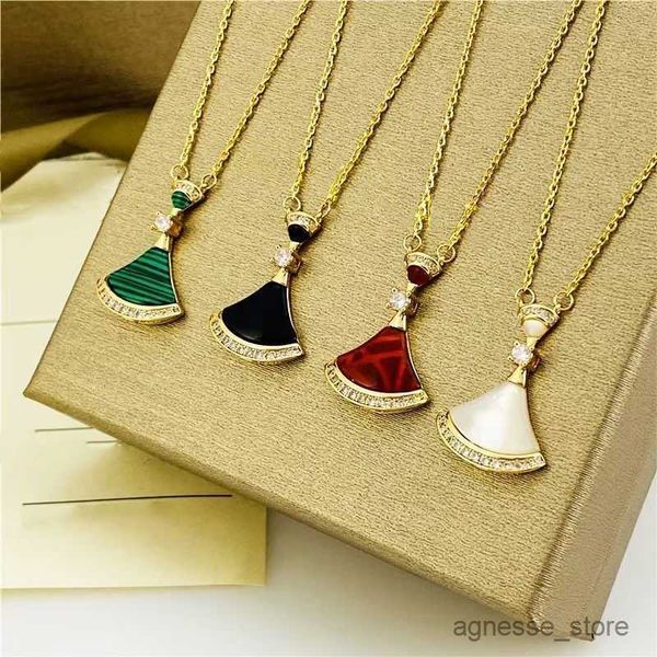 

pendant necklaces womensjewelry pendant necklace gem pendants necklace gold sweat-proof and ladies fashionhigh r230615, Silver