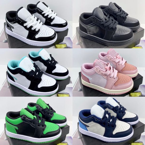 

2023 1s high shoes kids youth born infant designer toddler trainers boys girls kid shoe sneakers desiganer youth trainers sneaker boy j 1 ch, Black