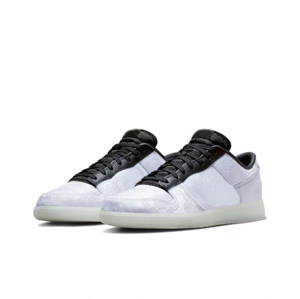 

casual shoes clot fragment white low men women retro co-branded outdoor sneakers