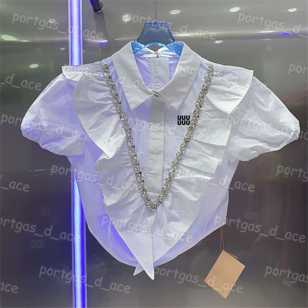 

luxury women t shirt white short sleeve rhinstone back zipper design t shirts, Black