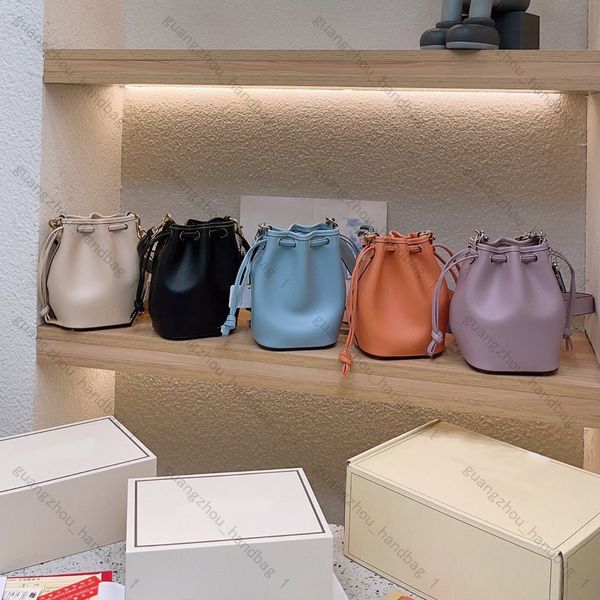 

camila bucket designer bags calfskin leather buckets crossbody bag shoulder c handbag drawstring tote bag