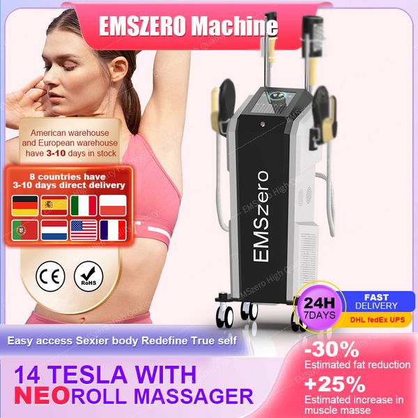 

2023 2 in 1 emszero roller ball muscle booster neo rf nova 14 tesla hi-emt emszero fitness gain muscle machine