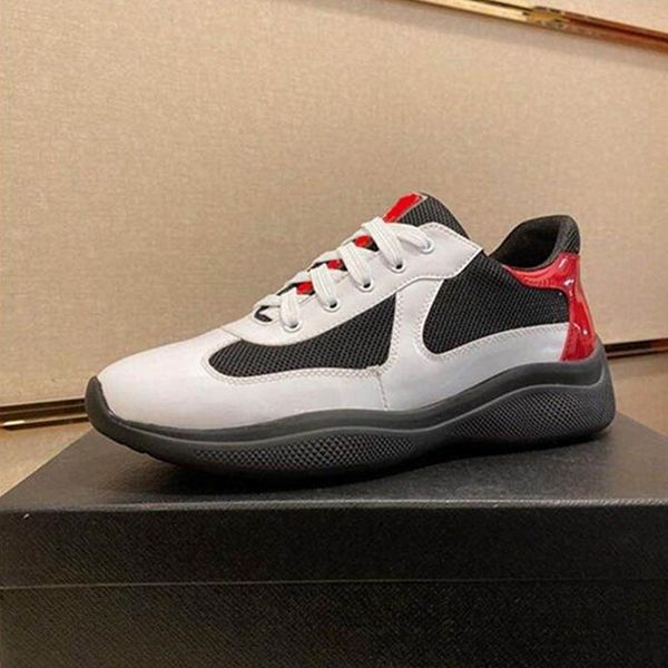 

casual shoes yellow patent leather sneakers black and white mesh breathable nylon casual outdoor walking designer america's cup