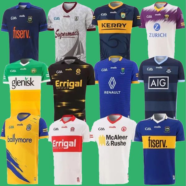 

xxxl 4xl 5xl 22/23 gaa rugby jerseys dublin kilkenny wexford kerry tyrone meath fermanagh derry roscommon donegal mayo cork galway gaillimh, Black;gray
