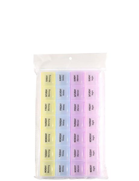 

2021 new 7 days weekly box tablet storage case container 21 cells box