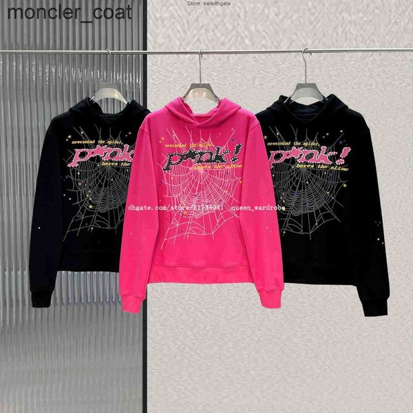 

mens hoodies sweatshirts pink mens sp5der 555 spider hoodie designer hoodies men hoodie puff print hoody young thug sweatshirts pullover nev, Black