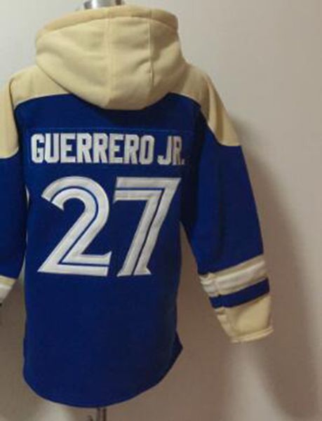 

toronto #27 vladimir guerrero jr. fans hoodie american baseball pullover, Black