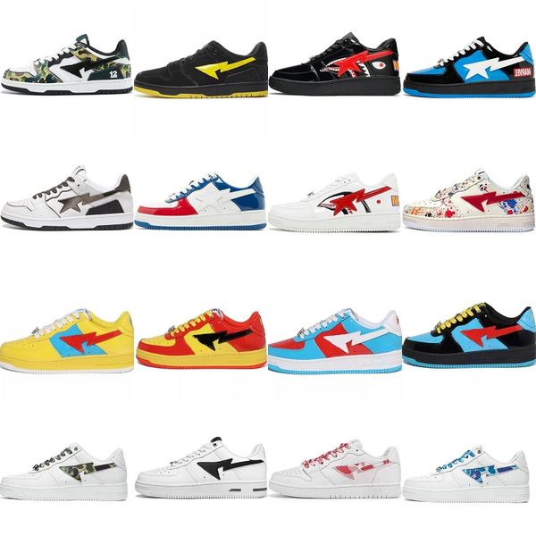 

og sk8 low sneakers sk 8 men women designer patent leather green black white yellow red plate for me for jogging skateboard classic fashion