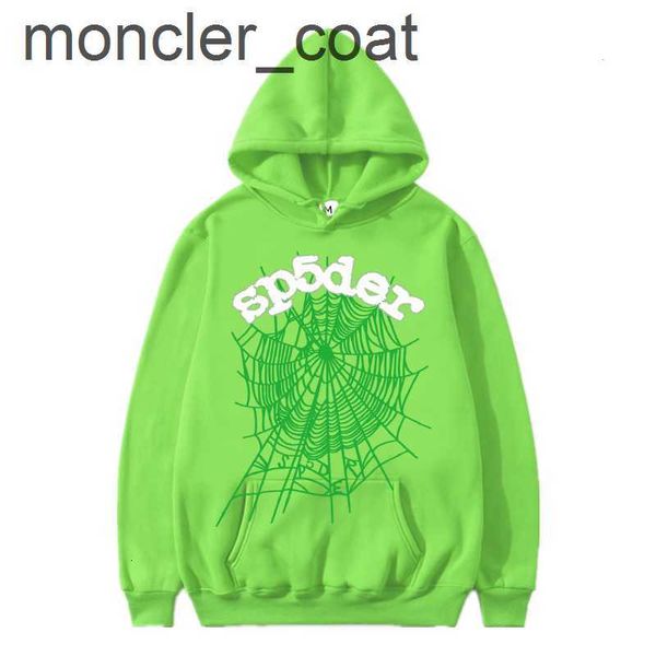 

mens hoodies sweatshirts mens hoodies sweatshirts green sp5der young thug 555555 hoodie men women angel spider web graphic print y2k pullovb, Black