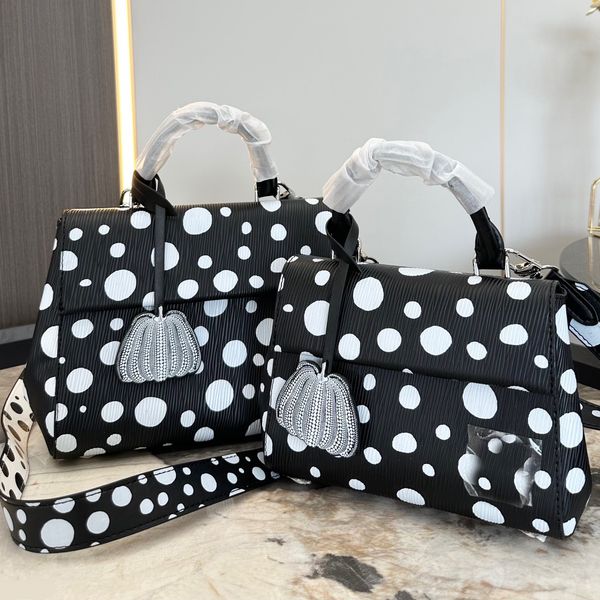 

polka dot bags designer brand bag totes 2023 luxury leather handbags cross body fashion shoulder bag women plain letter purse